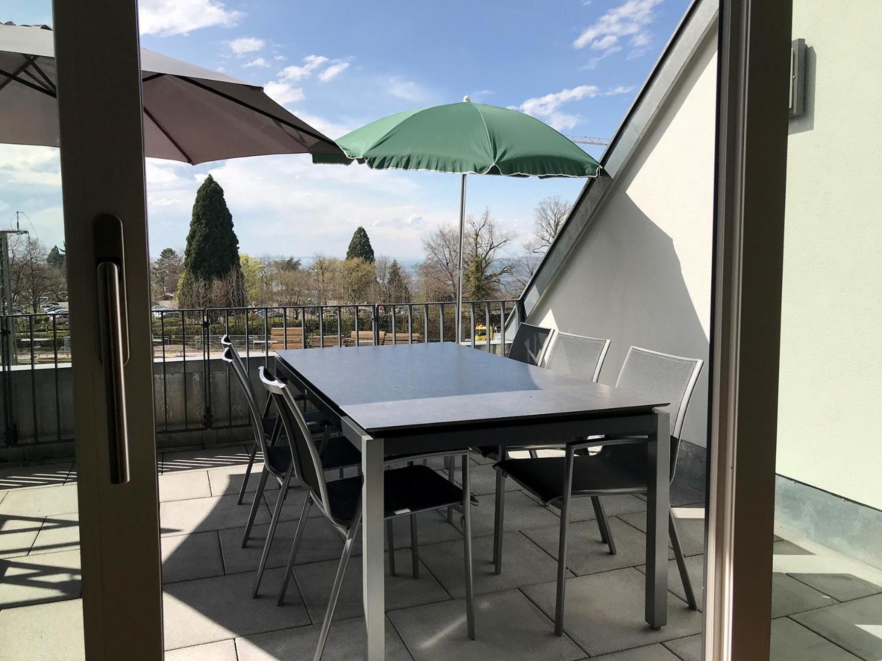 Ferienwohnung Cloud Nr 9 - 3 Zimmer Maisonette-Wohnung Mit Grossem Balkon Линдау Экстерьер фото