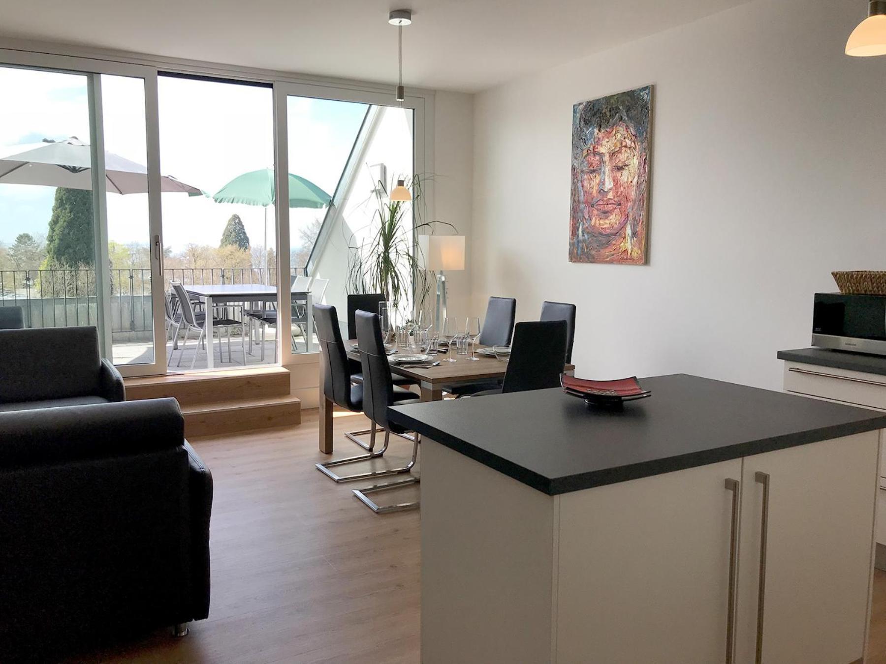 Ferienwohnung Cloud Nr 9 - 3 Zimmer Maisonette-Wohnung Mit Grossem Balkon Линдау Экстерьер фото